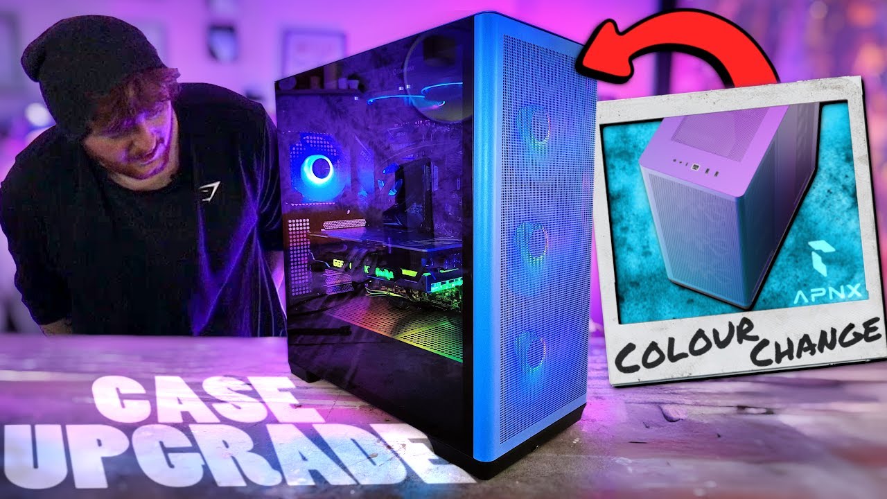 PC CASE UPGRADE | APNX Creator C1 Chromaflair - Colour Change Case [Unboxing & Build]