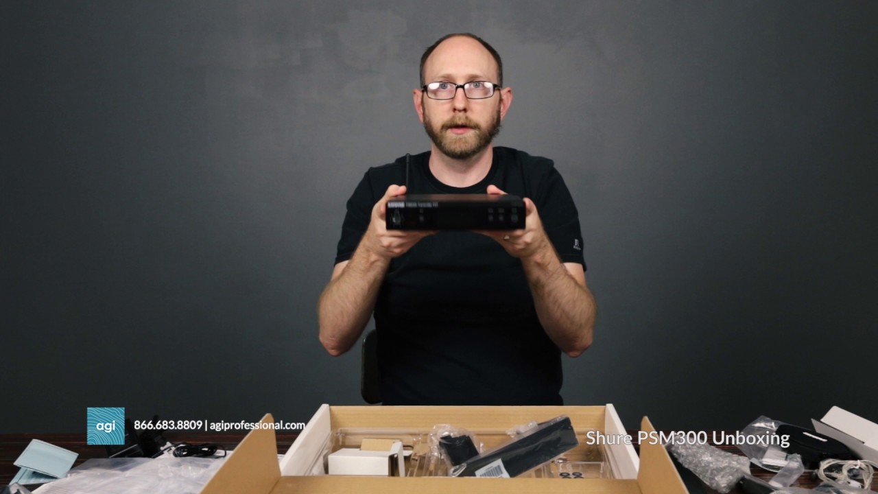 UNBOXING - Shure PSM300