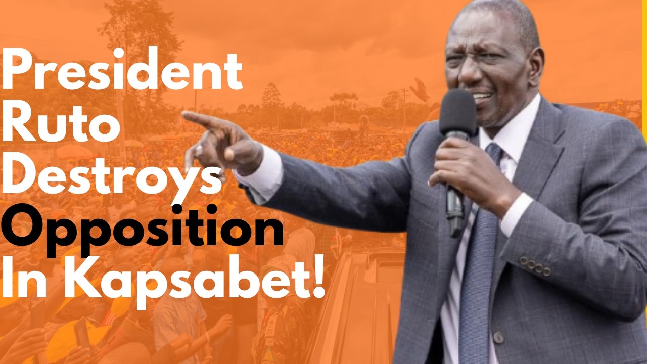 President Ruto Wipes Out Opposition Leaders in Kapsabet!