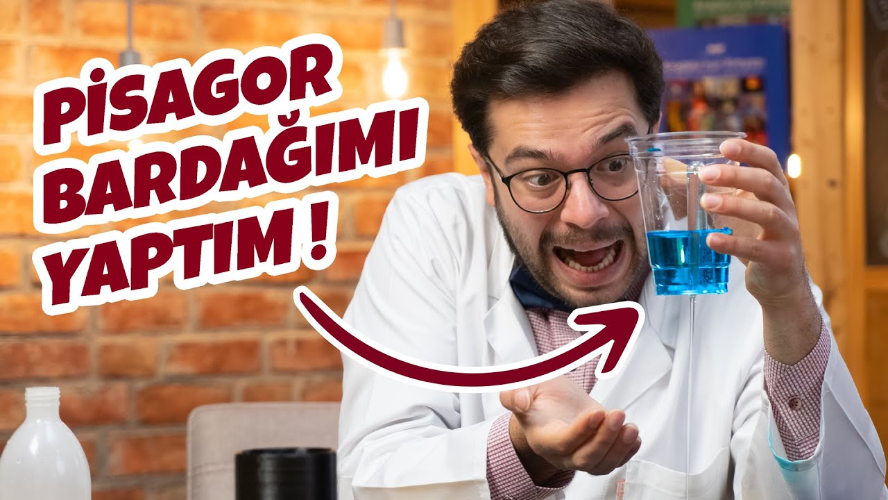 Kendi Pisagor Bardağımı Yaptım. Evde Deneyin!