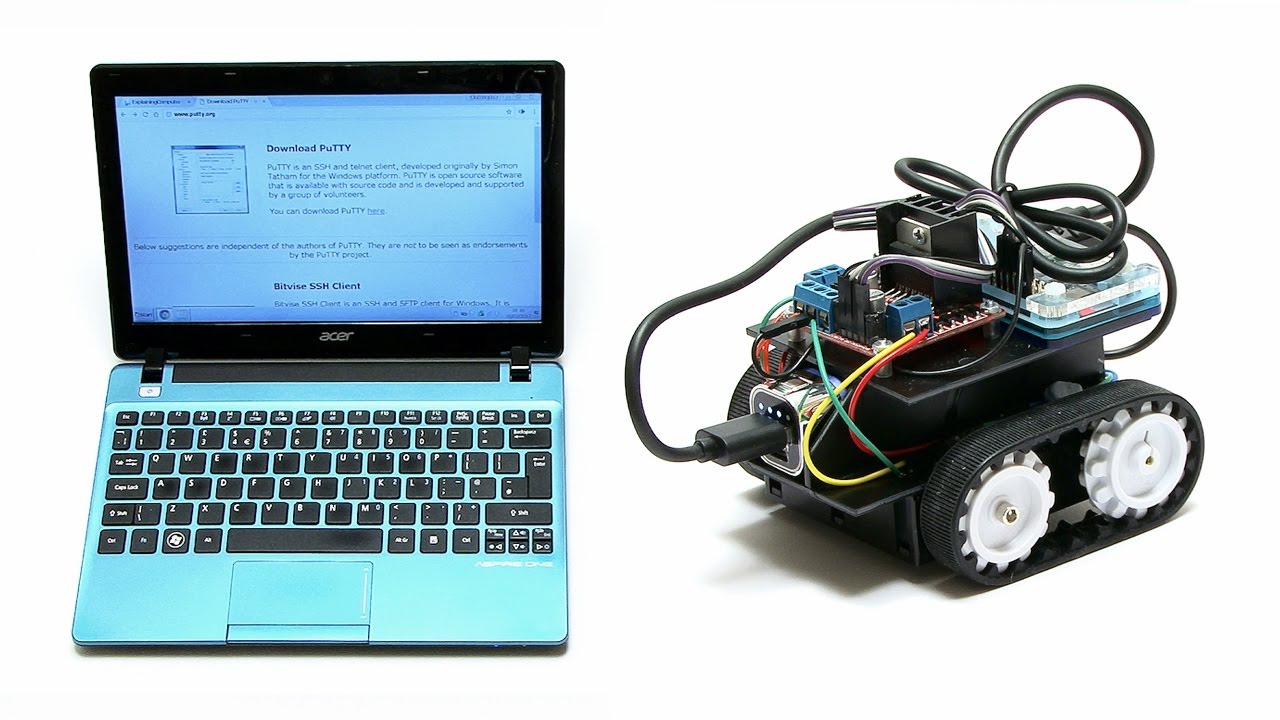 Raspberry Pi Robotics #4: SSH Network Control