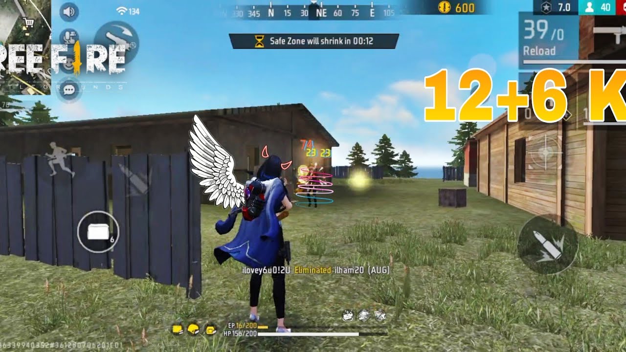 1 vs 4 Rank match Free fire 🔥 me 