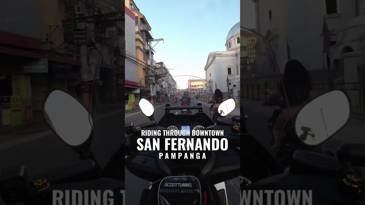 Riding through San Fernando Downtown in Pampanga #sanfernandopampanga #travelphilippines