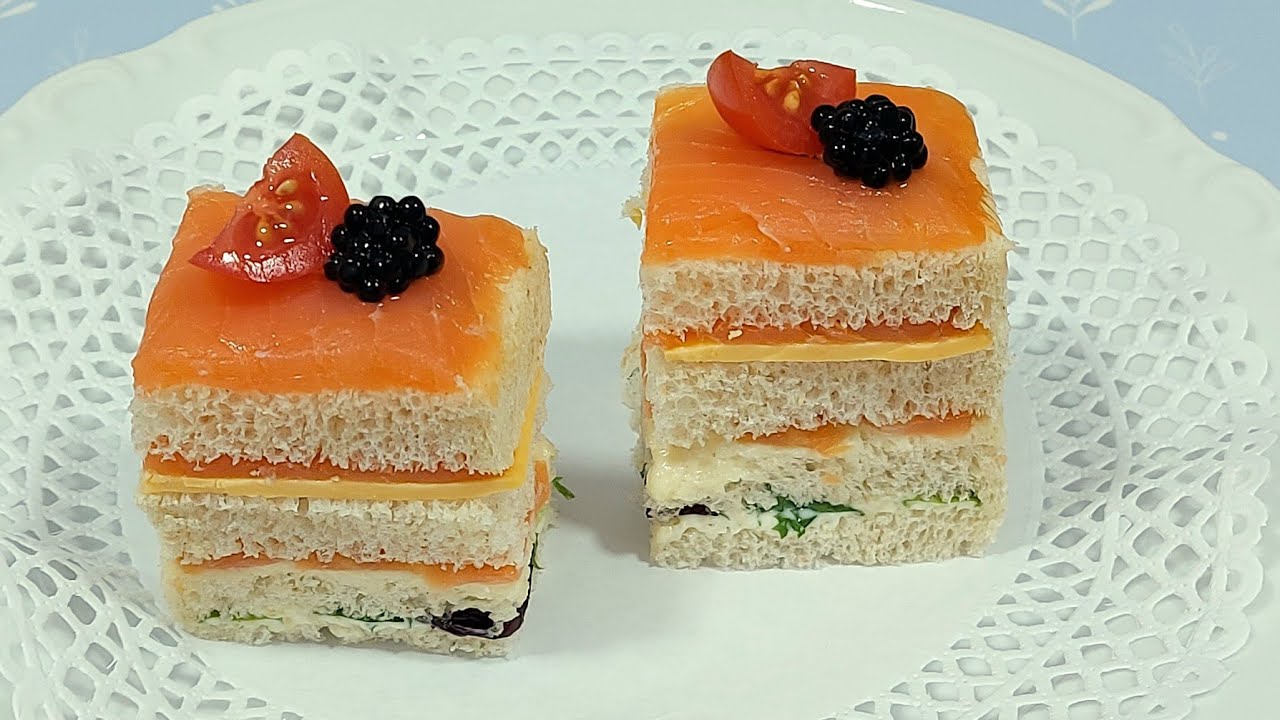 🎅 CANAPÉS DE 🍞 PAN DE MOLDE Y SALMÓN 🥇ECONÓMICOS // BEATRIZ COCINA
