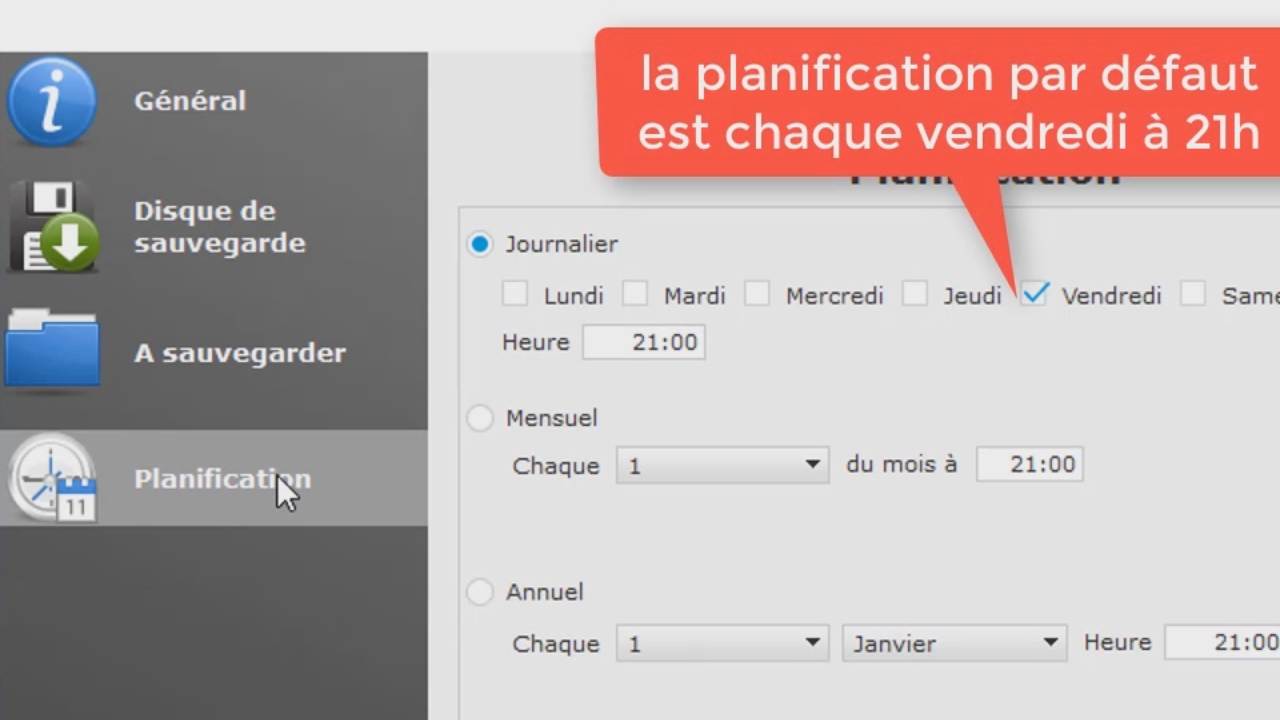 Planifier vos sauvegardes avec le logiciel Sauvegarde Facile v2018