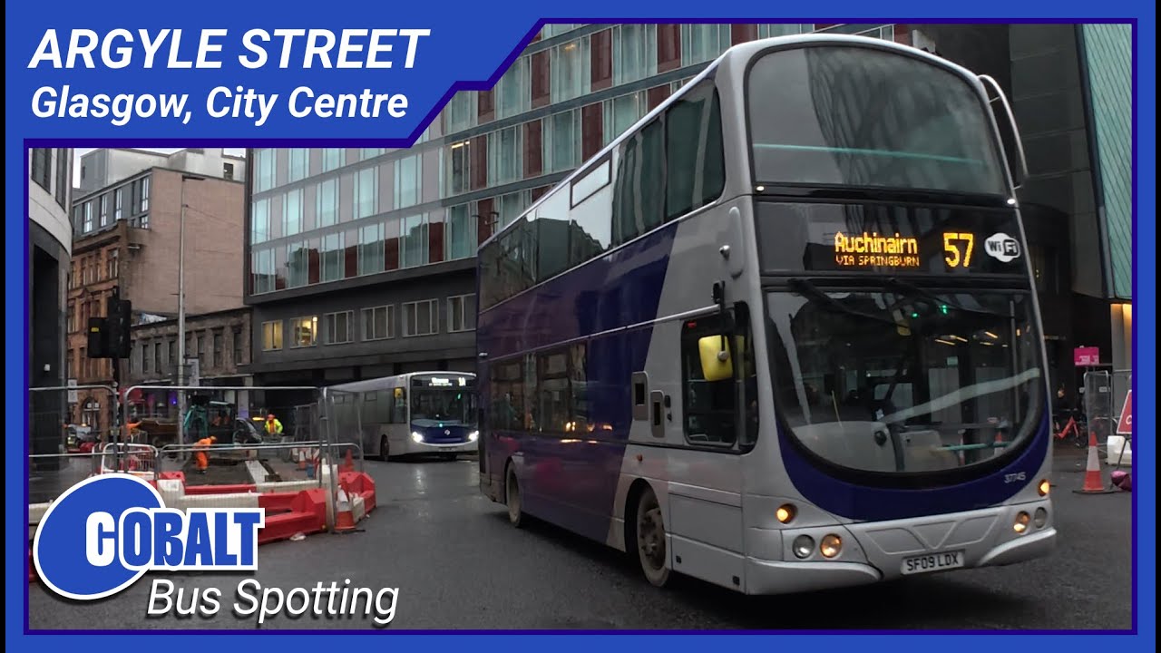 Buses at Glasgow, Argyle Street | 08/01/2026 [4K]