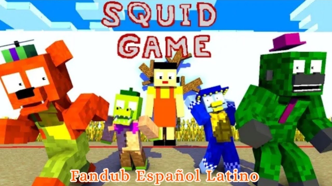 |Minecraft| Squid Game Vs Willy's Wonderland (Red Light Green Light) [Fandub Español Latino]
