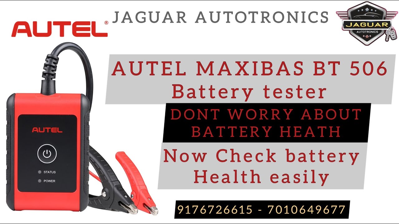 AUTEL MAXIBAS BT506 BATTERY TESTER TO CHECK BATTERY CONDITION EASILY FOR BIKE CAR AND TRUCK #autel