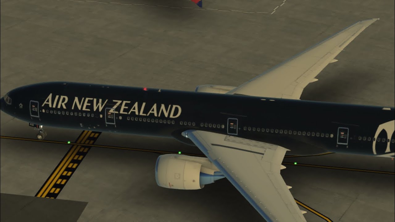 Full Busy Arrival! | New  Zealand Boeing 777 | Full Approach At Auckland (NZAA) | Expert Server!