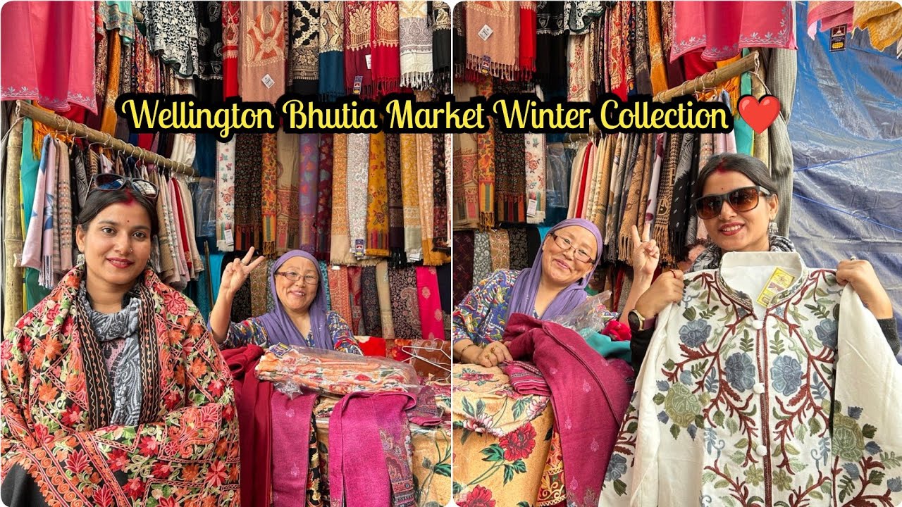 Wellington Bhutia Market | কলকাতা ভুটিয়া মার্কেট | Winter collection Kolkata 2025 |