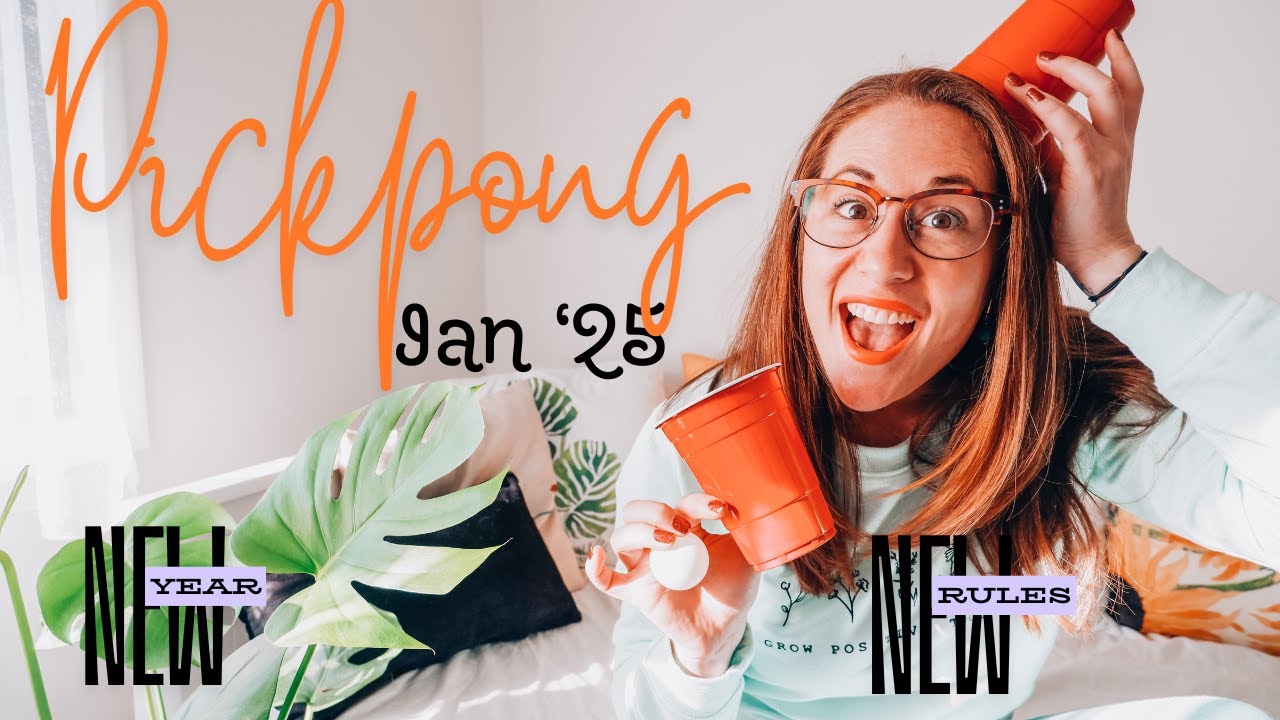PickPong January 2025 // TBR GAME // The one with the new rules....