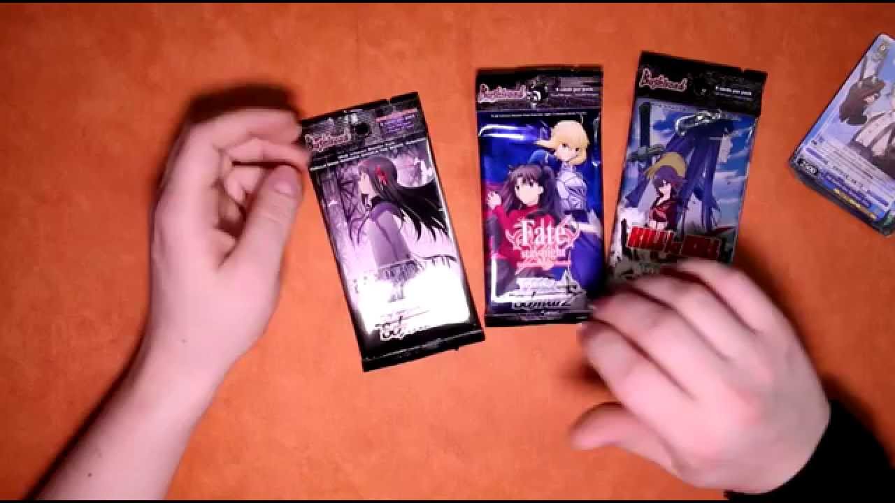 Unboxing Weiß Schwarz Booster Madoka Magica | Kill la Kill | Fate Stay night