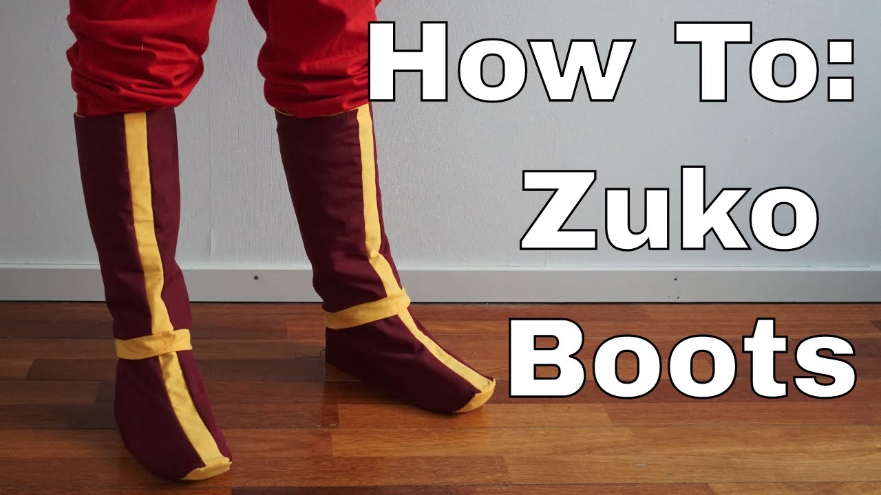 How to make bootcovers for a Zuko cosplay