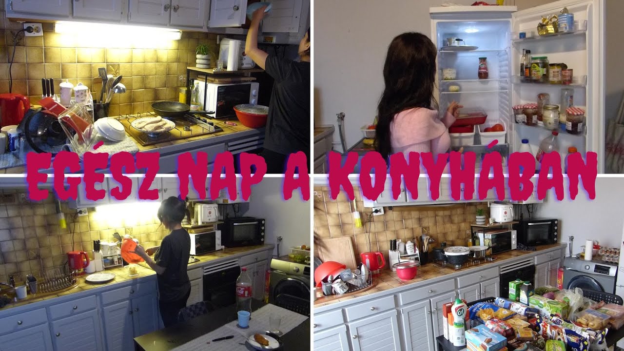 Egész nap a konyhában...