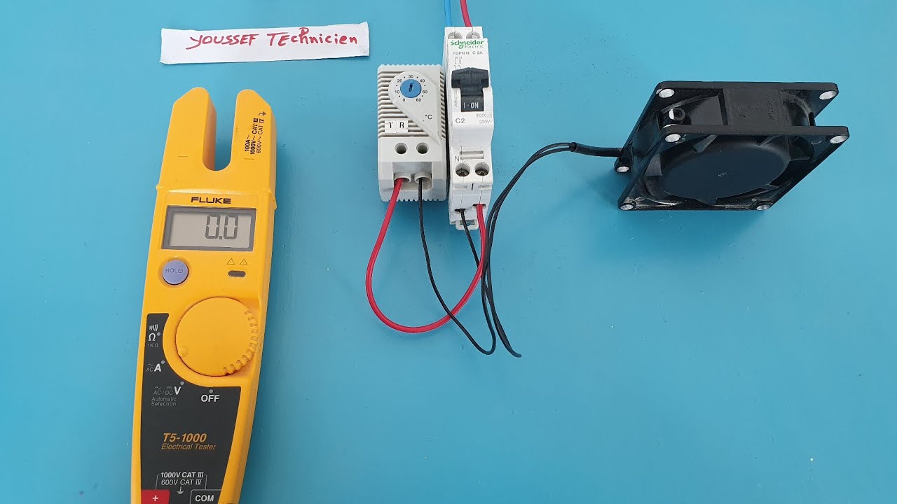 منظم درجة الحرارة التيرموستات جهاز مهم لكل الخزانات الكهربائية #thermostat