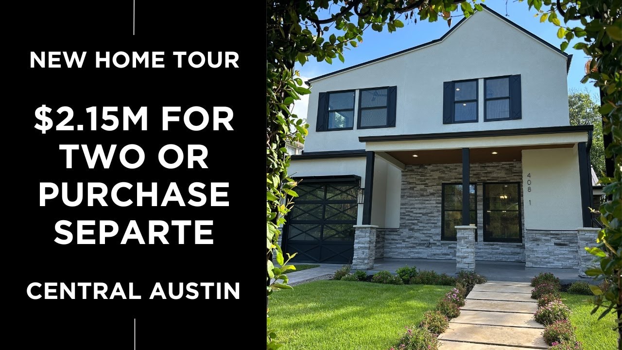 Take a Tour Inside These TWO Modern Dream Homes in Central Austin