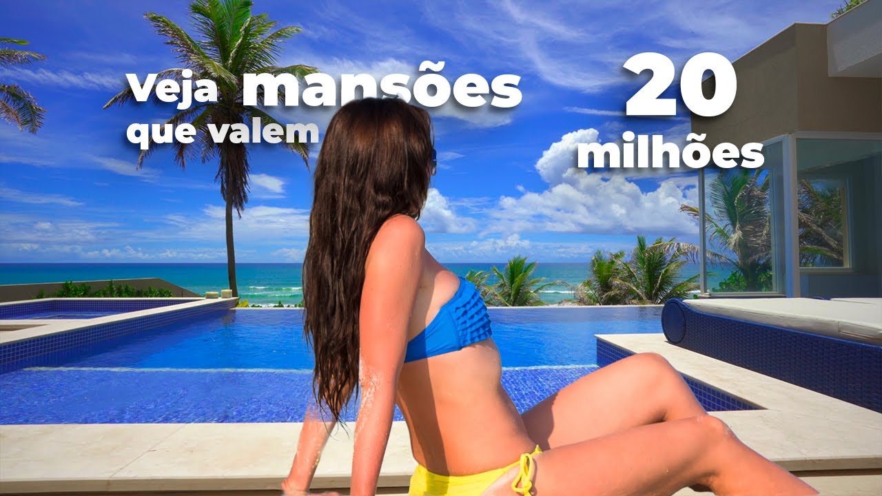 ❤️Veja mansões que valem  20 milhões em condominío Encontro das Aguas, Busca Vida e Barra do Jacuipe