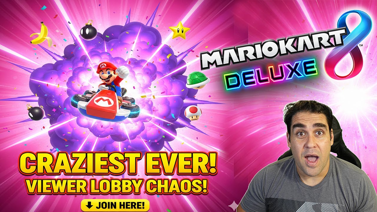 CRAZIEST Mario Kart 8 Races EVER! 🚗💨 (Playing with Viewers)