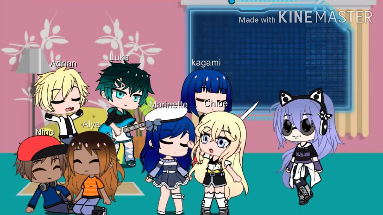 Reacting to amv miraculous gacha club