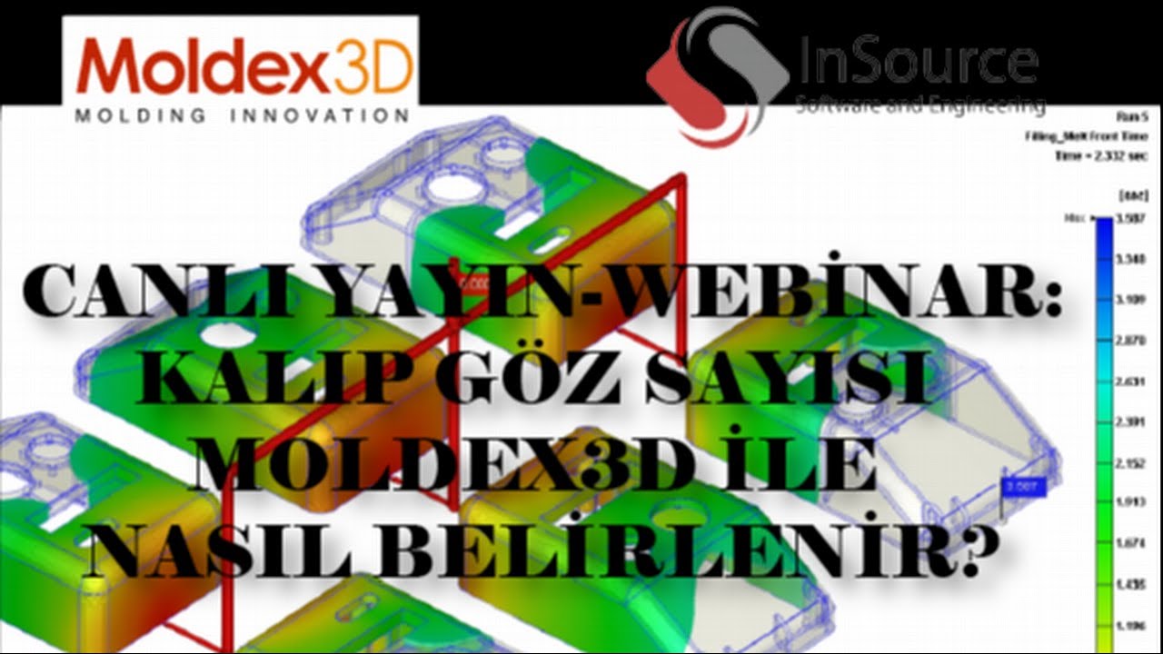 Plastik Enjeksiyon Kalıbı G&ouml;z Sayısı Moldex3D ile Nasıl Belirlenir?