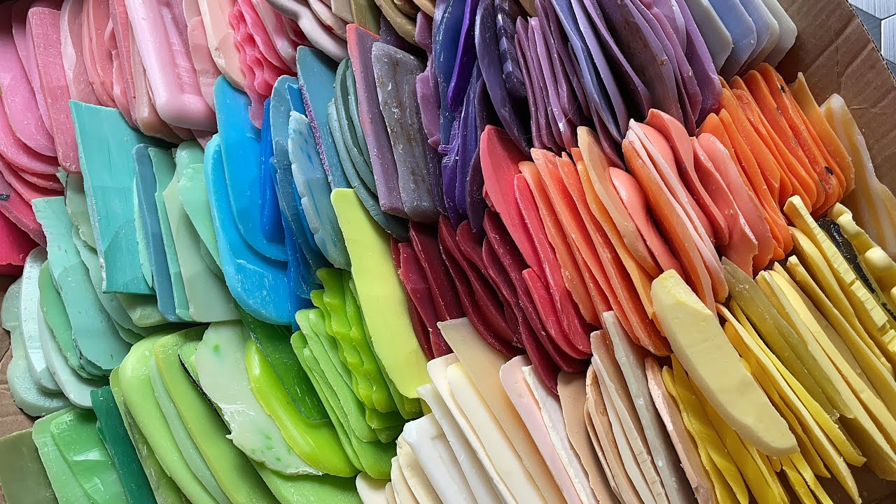 300 soap plates, breaking soap plates, satisfying video