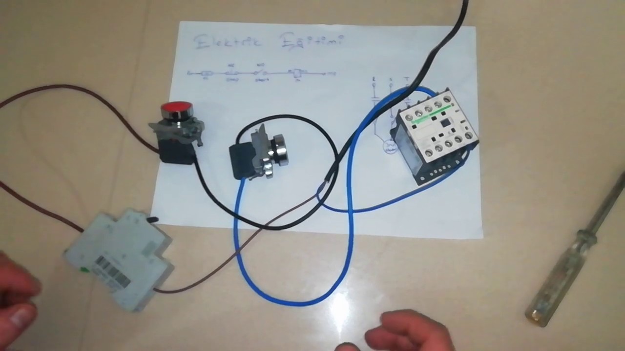 start stop devresi (kumanda devresi)