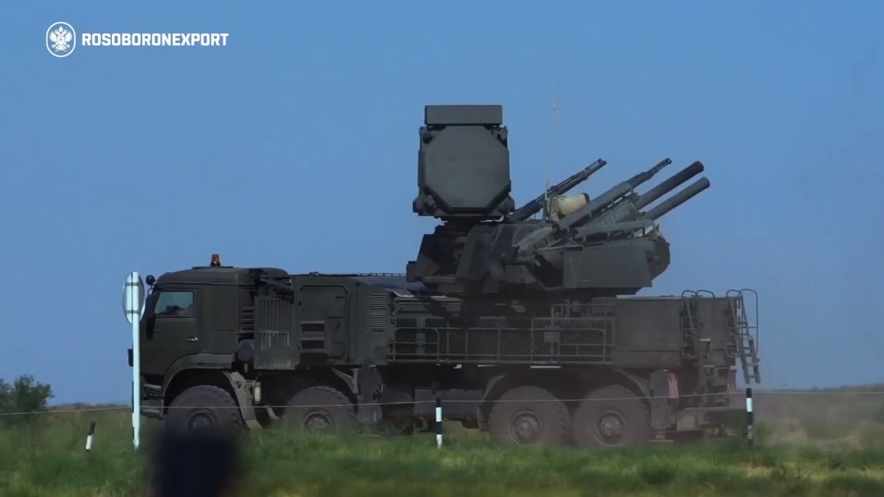 Pantsir S1 air defense missile and gun system