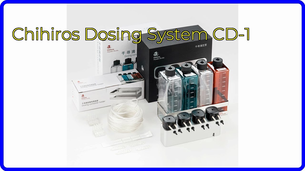 REVIEW (2025): Chihiros Dosing System CD-1. First Look.