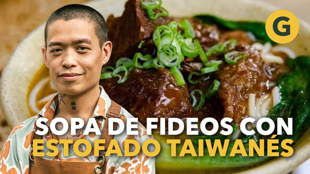 SOPA de FIDEOS con ESTOFADO TAIWANÉS 🇹🇼 por Walter Lui | El Gourmet