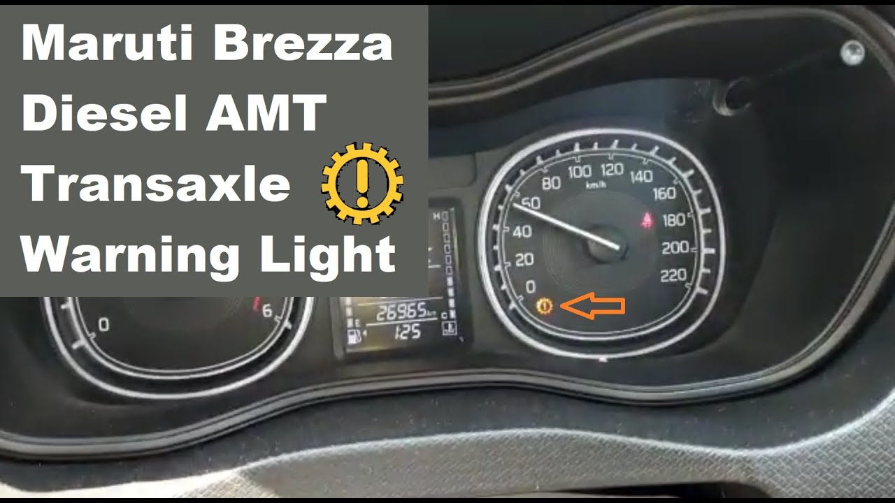 Maruti Vitara Brezza Diesel AMT  Transaxle Warning Light. P0571, P0572, B1158 error finally solved.