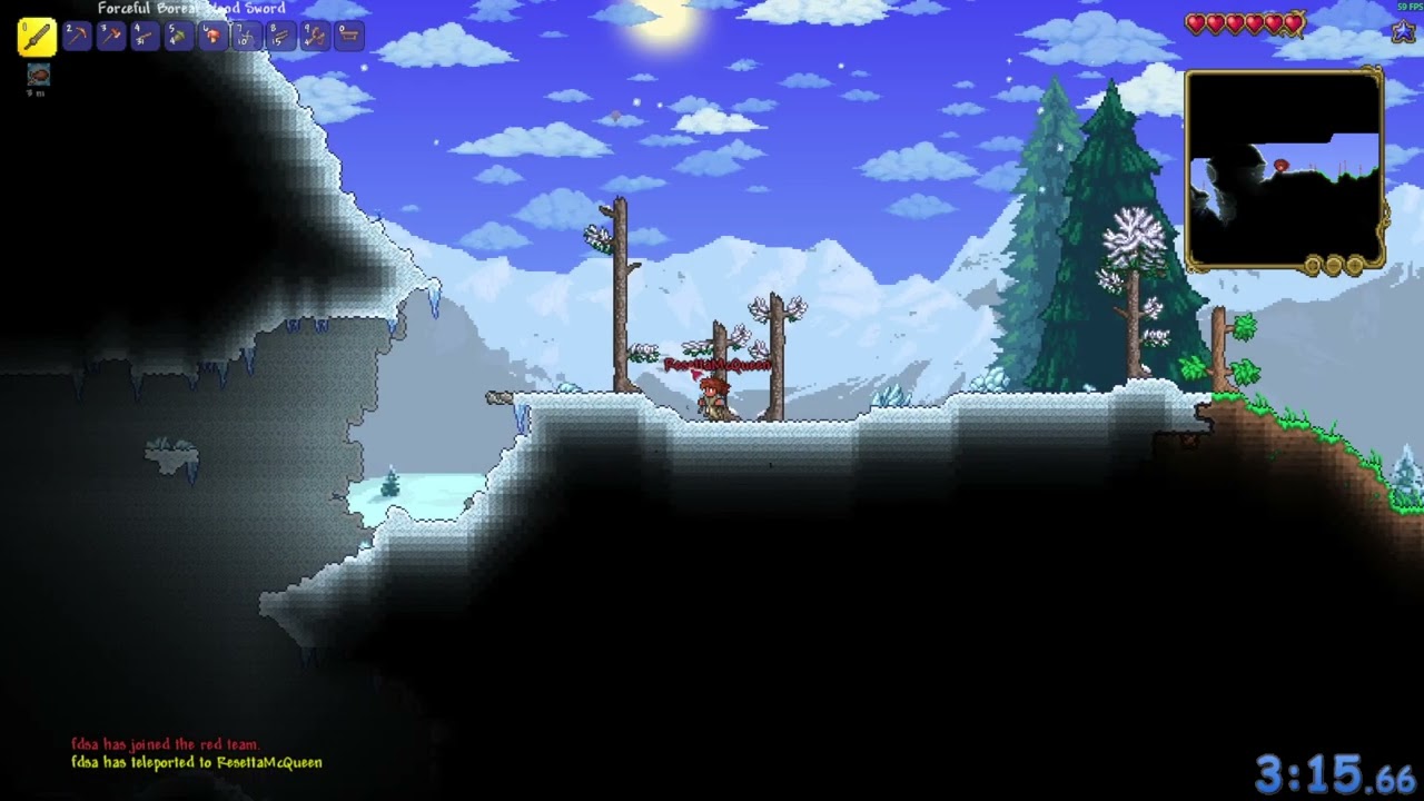 [WR] Terraria - Deerclops, Co-op (Random, 1.4 NMA) - 5:21 (Spykerios/buggle)