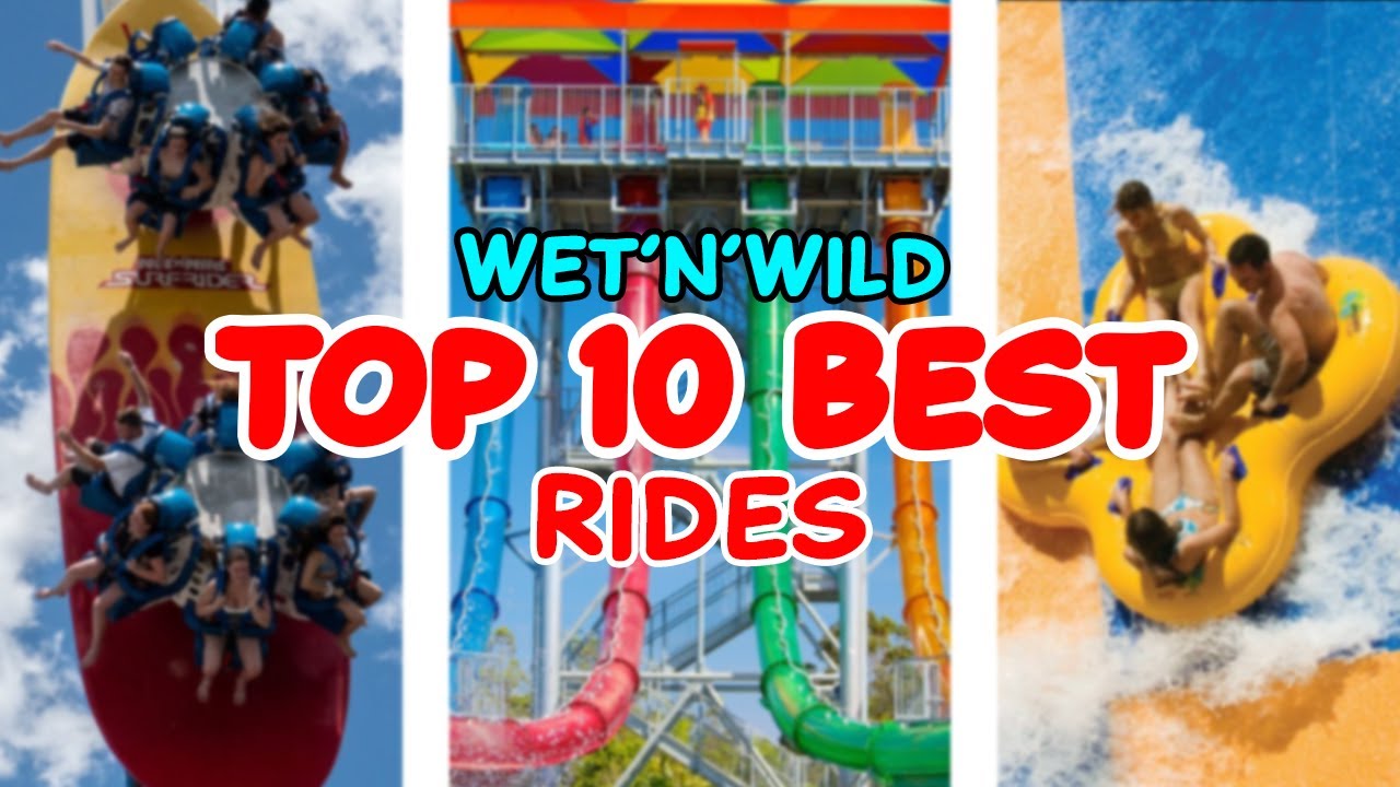 10 лучших аттракционов в Wet'n'Wild — Голд-Кост, Австралия | 2022