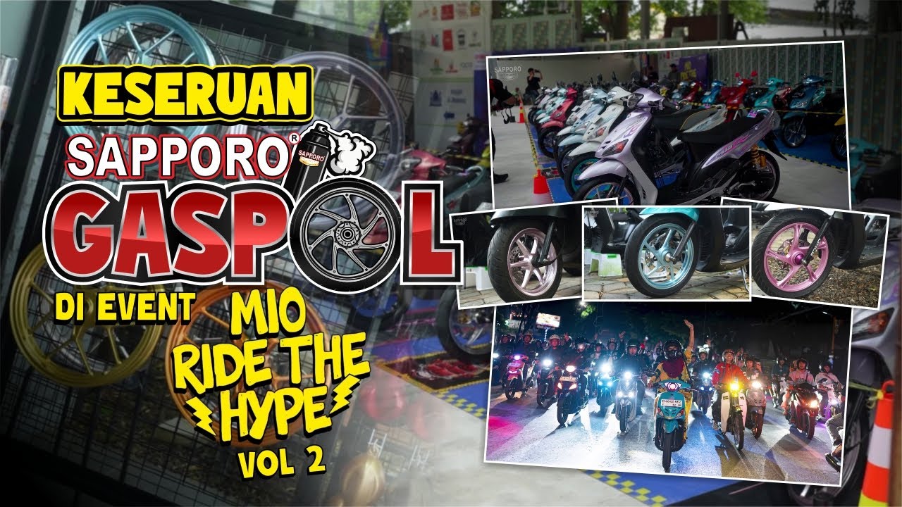 BARUDAK MIO NGAGAS POL!!! MIO RIDE THE HYPE | SAPPORO ULTIMATE