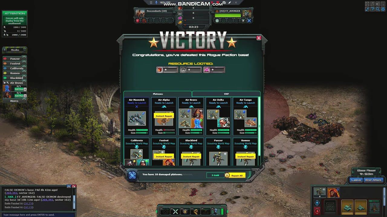 War Commander: Operator Epicenter Incursion Set (Free Repair) !!