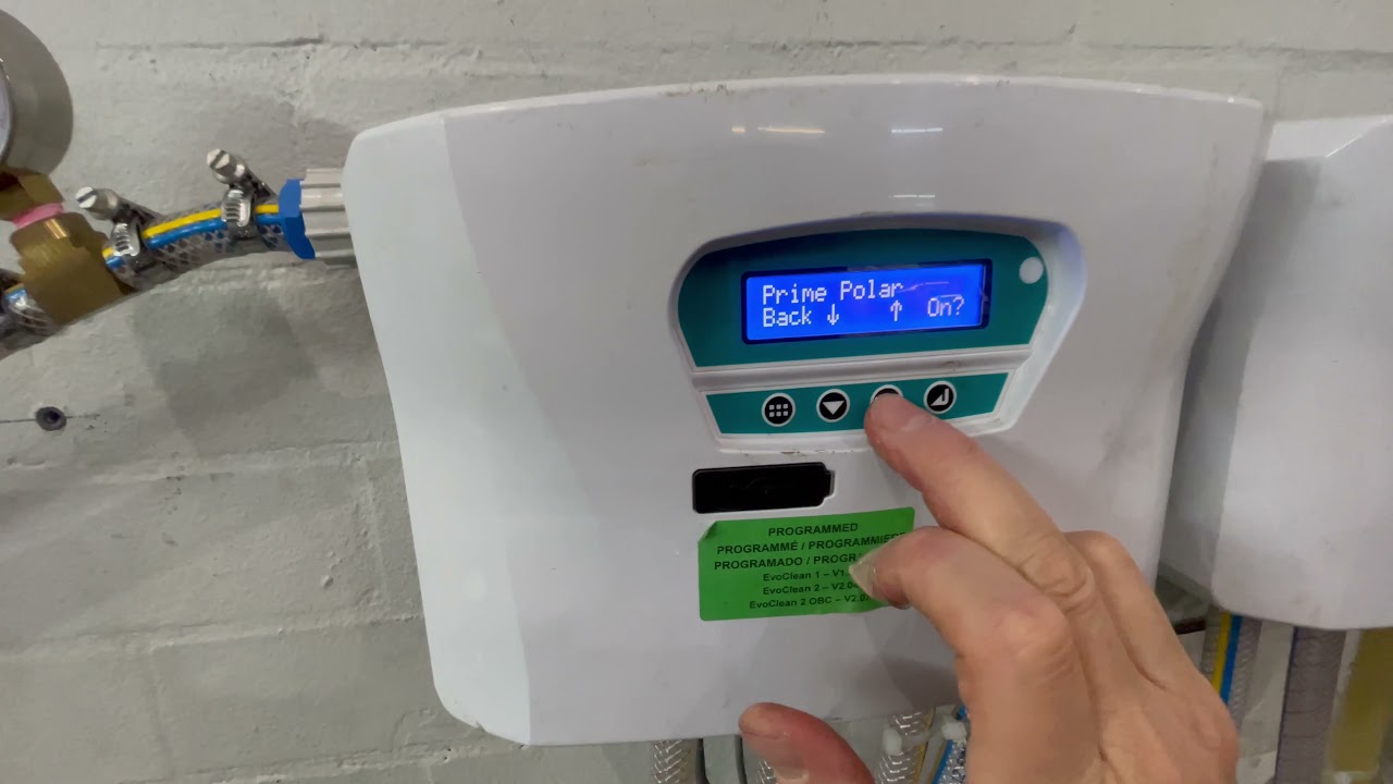 Priming a detergent on an Evoclean