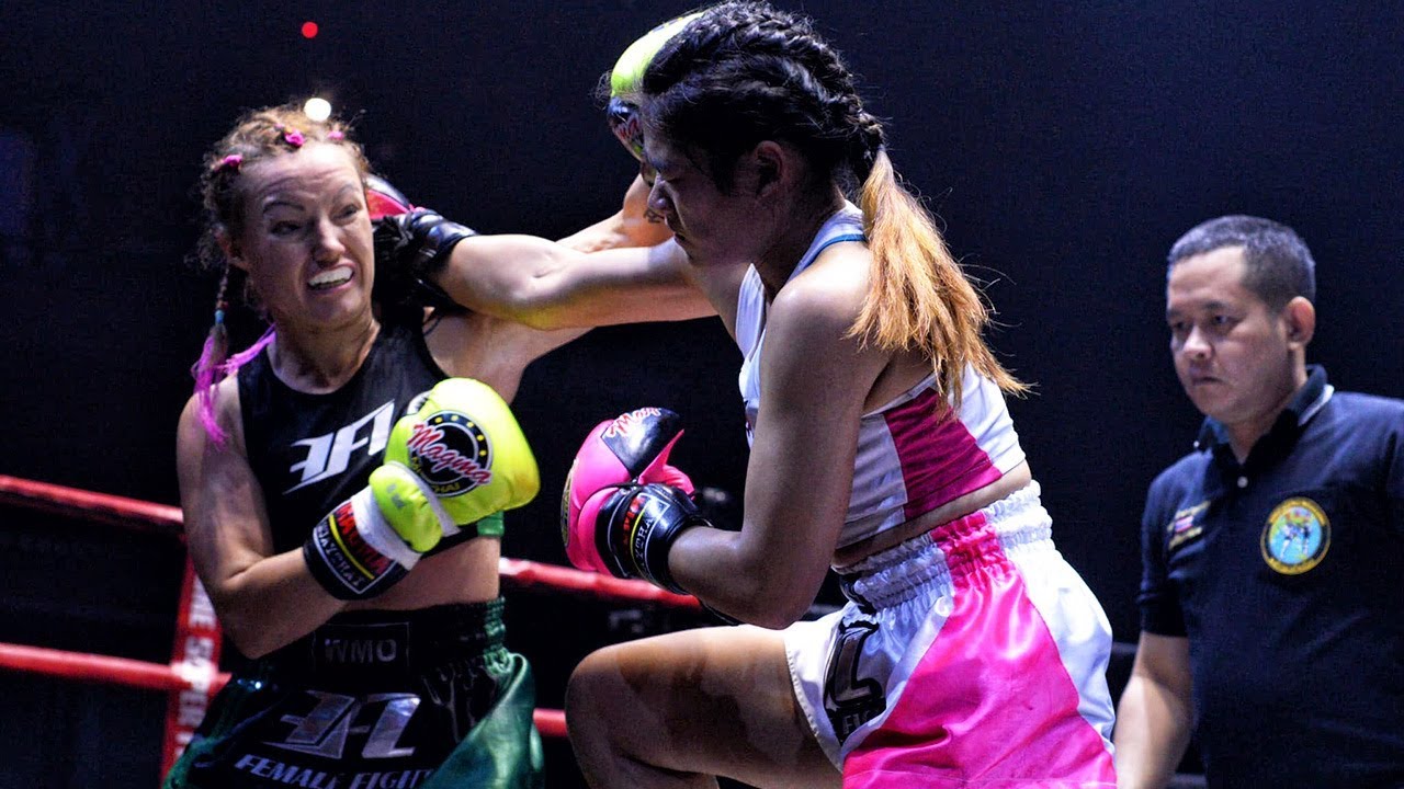 Katya PhuketTopTeam vs Huongthong Liengprasert 20 Jan 2019 Female Fight League