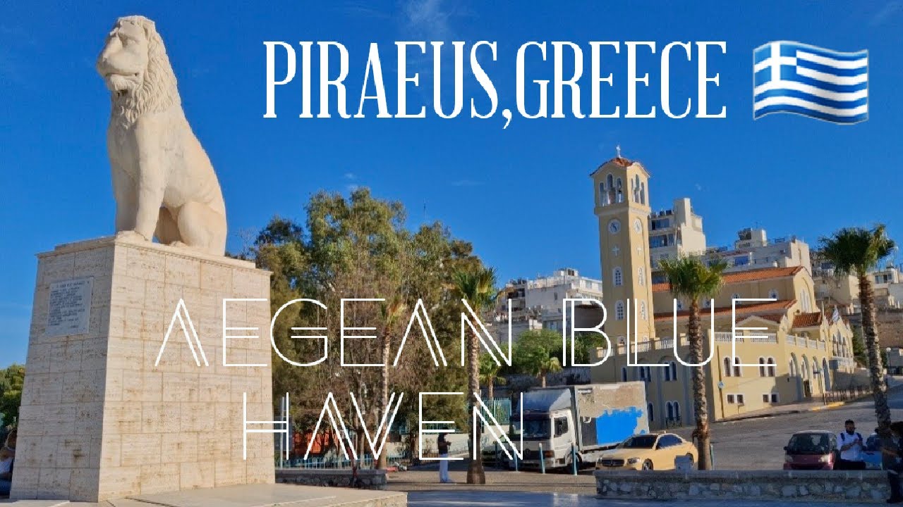 Piraeus, Greece 🇬🇷 | Aegean blue haven | 4K Ultra HD |