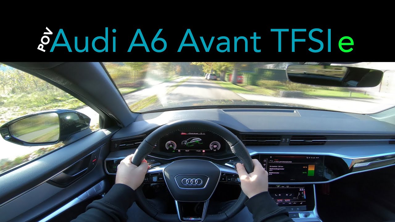 2021 Audi A6 Avant TFSI e plug-in hybrid (367 hp quattro) - POV test drive