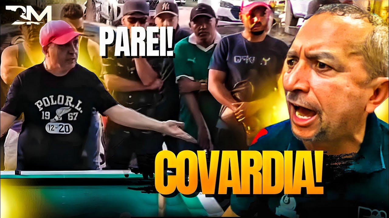 TRETA PESADA DO COBRADOR ! BAIANINHO FICOU BRAVO COM A SITUA&Ccedil;&Atilde;O #sinuca 