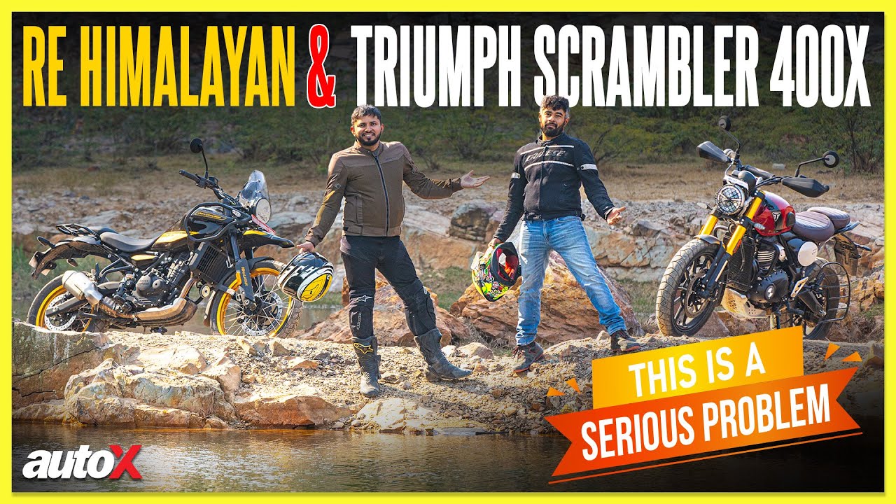 Royal Enfield Himalayan 450 против Triumph Scrambler 400 X | Полное сравнение | 2024 | autoX