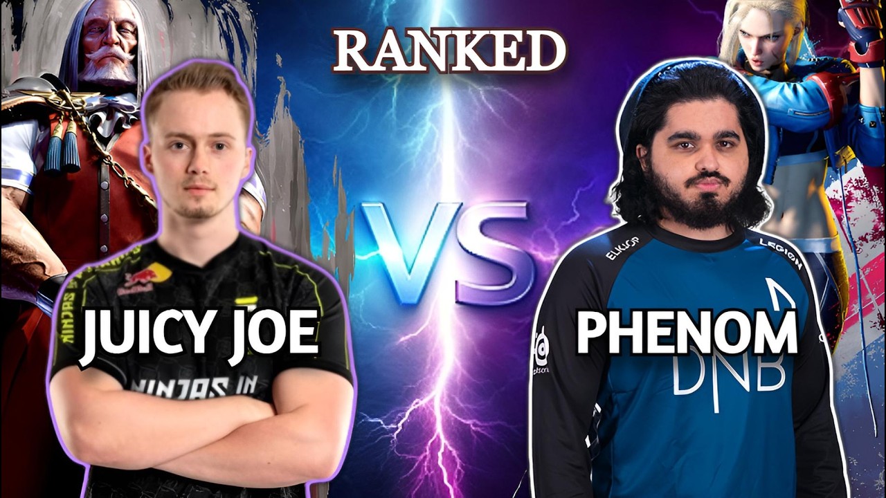 🔥SF6➤ JuicyJoe (Jp) Vs PhenomTheMoose (Cammy) ➤ High Level RANKED🔥