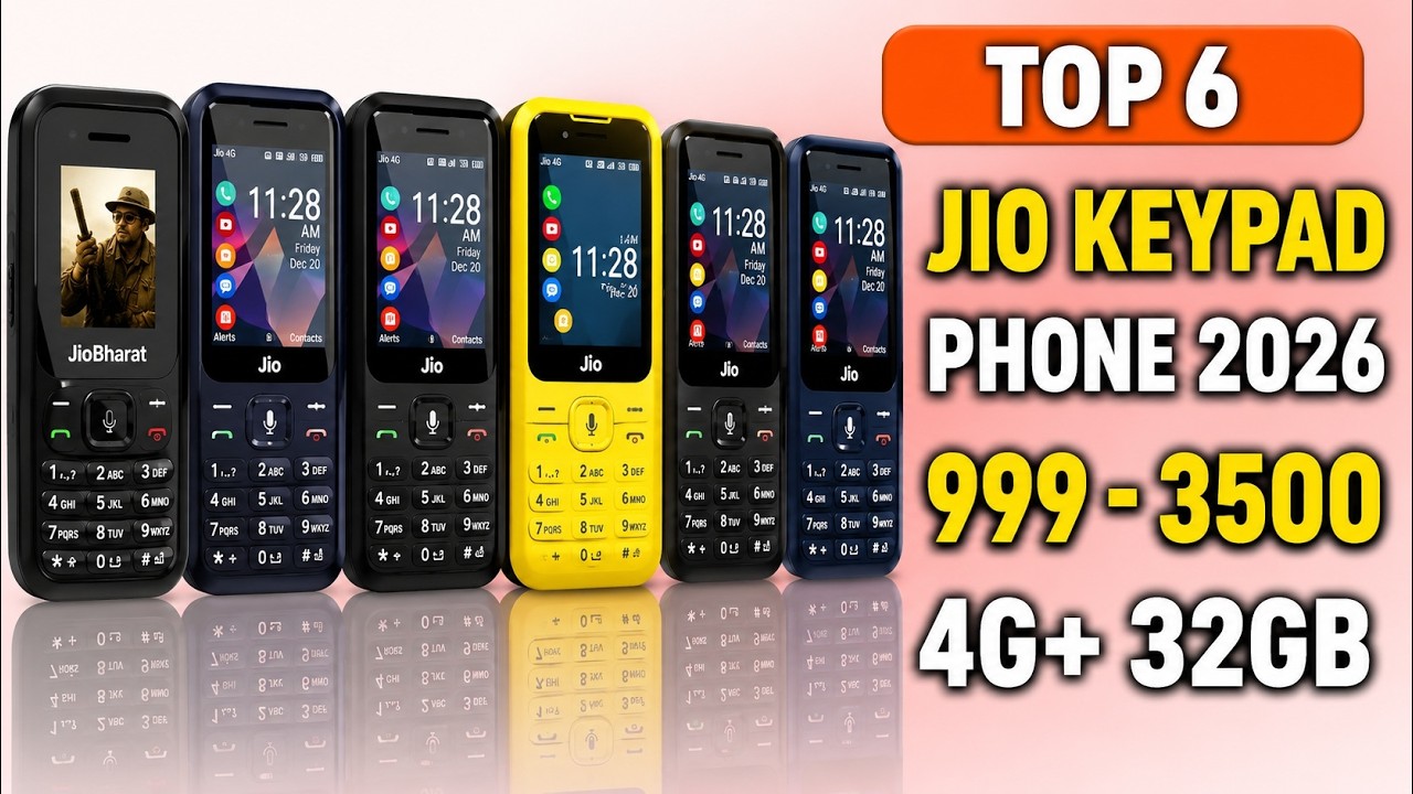 Best 4G Jio Keypad Phones 2026 | New Jio Phone offer 2026 | Jio Bharat New Phone