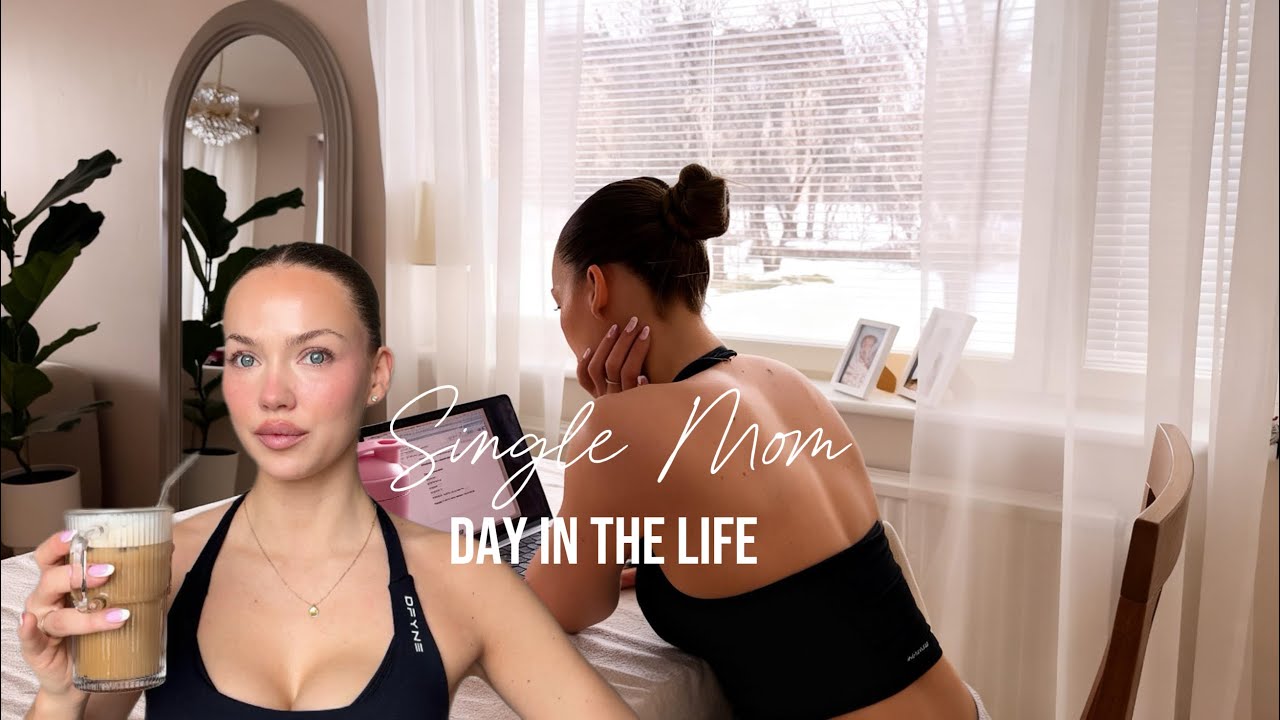 SINGLE MOM Day In The Life | Balancing entrepreneurship, fitness & present motherhood 