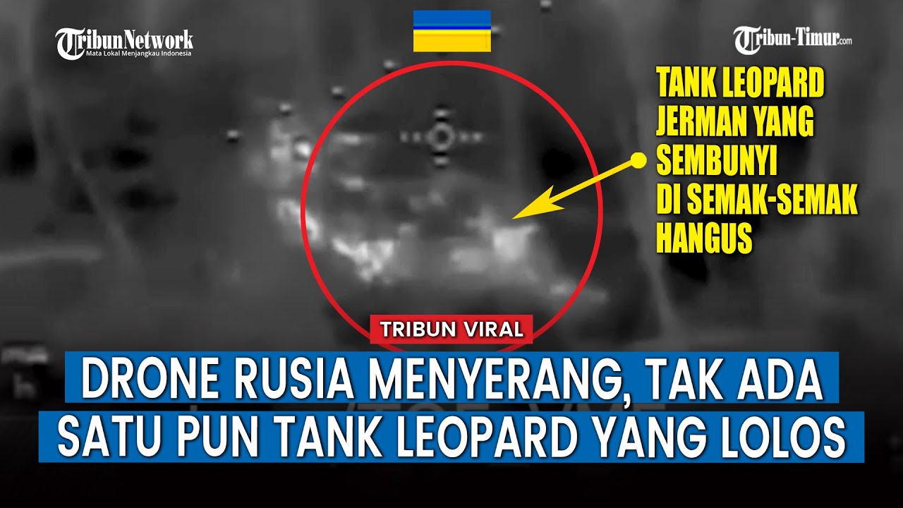 Rusia Targetkan Serangan pada Kendaraan Militer Leopard Jerman