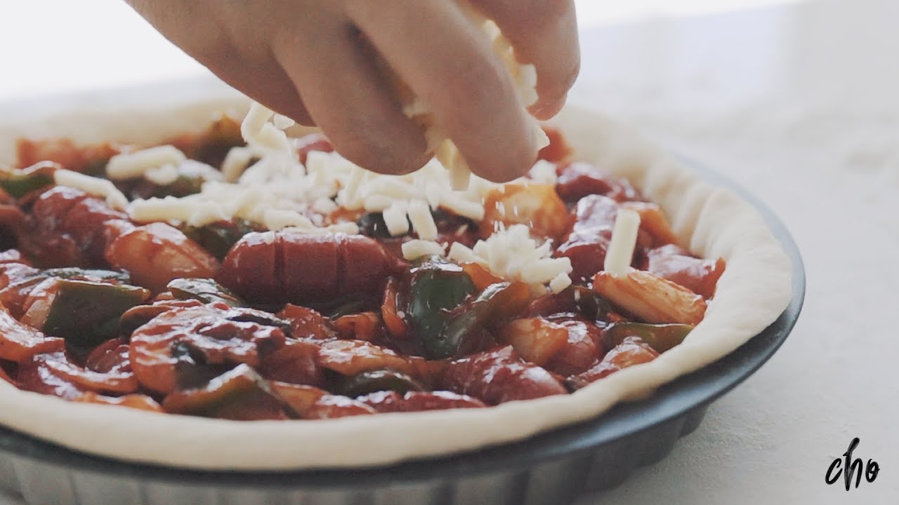 [MUSIC] How to Make a Cho's SO-YA Pizza / Fusion dish~* : Cho's daily cook