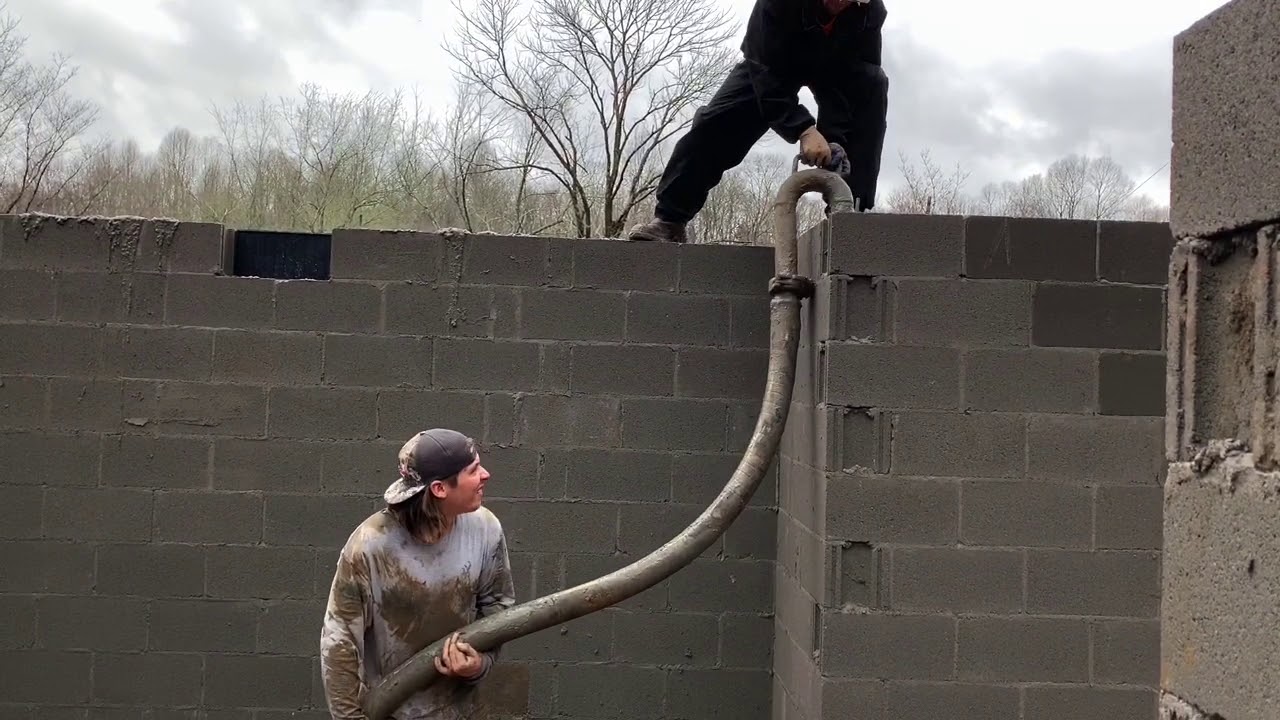 How to Core Fill A Block Wall With Concrete
