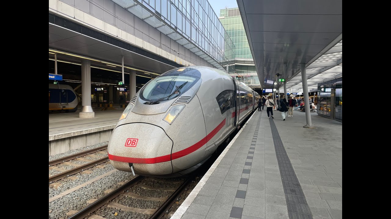 ICE 3neo departing Utrecht Centraal bound for Amsterdam Centraal
