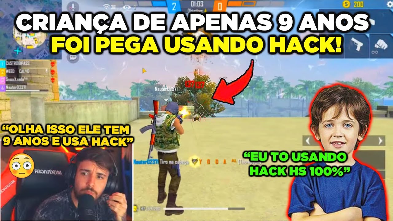 WEEDZÃO ENCONTRA CRIANÇA DE APENAS 9 ANOS USANDO HACK E  FICA SEM ACREDITAR AO VER!