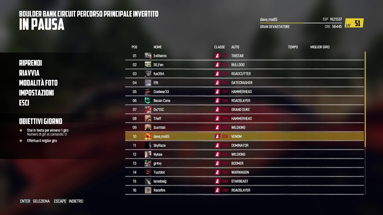 Wreckfest random races