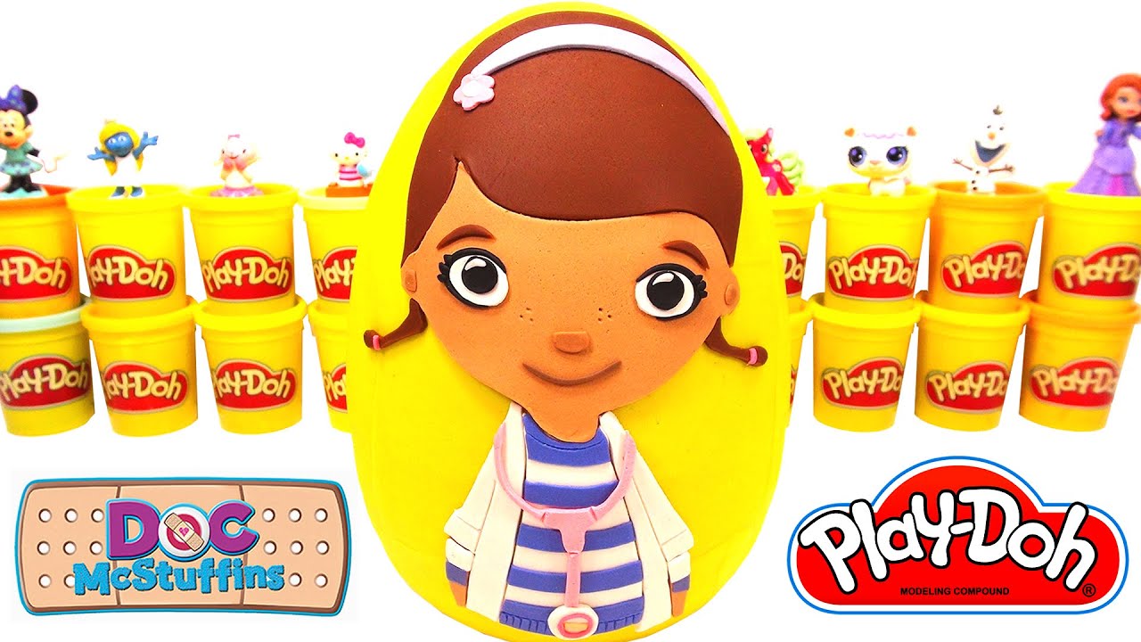 Doktor Dottie Sürpriz Yumurta Oyun Hamuru - Doc McStuffins LPS MLP Hello Kitty Cicibiciler